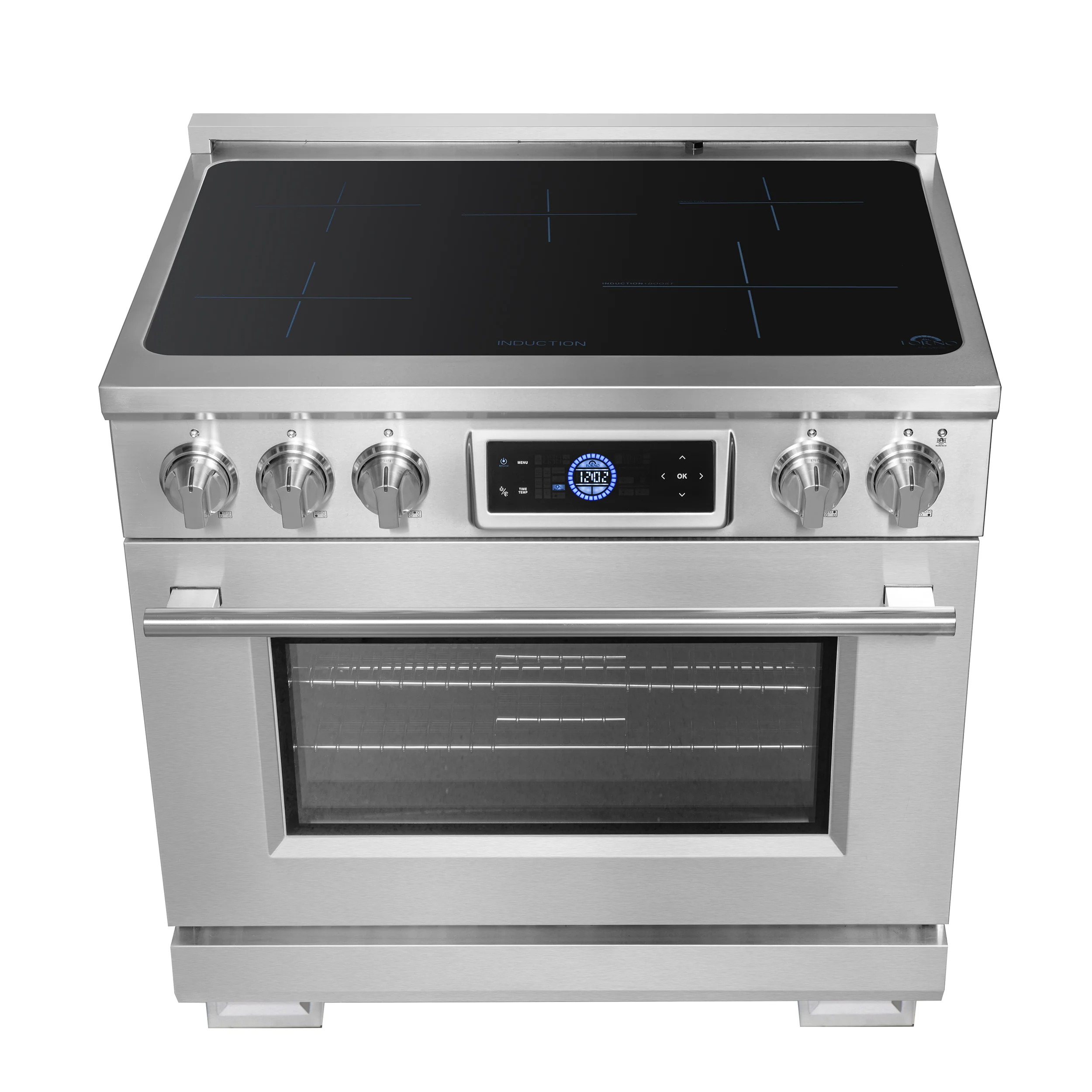 Forno Maximus 36 Inch Induction Range with Air Fryer - Image 2