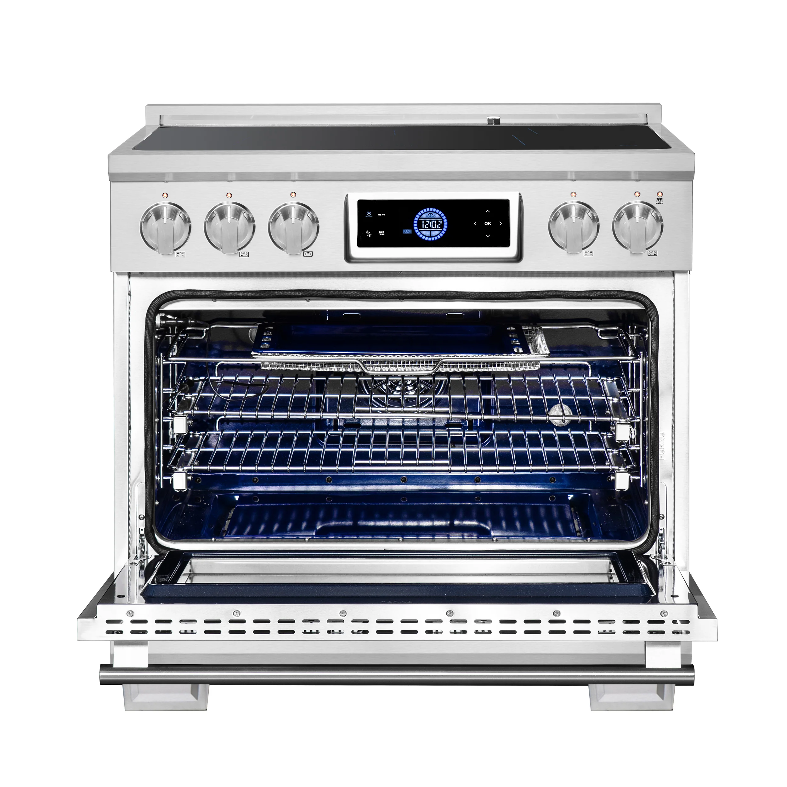 Forno Maximus 36 Inch Induction Range with Air Fryer - Image 3