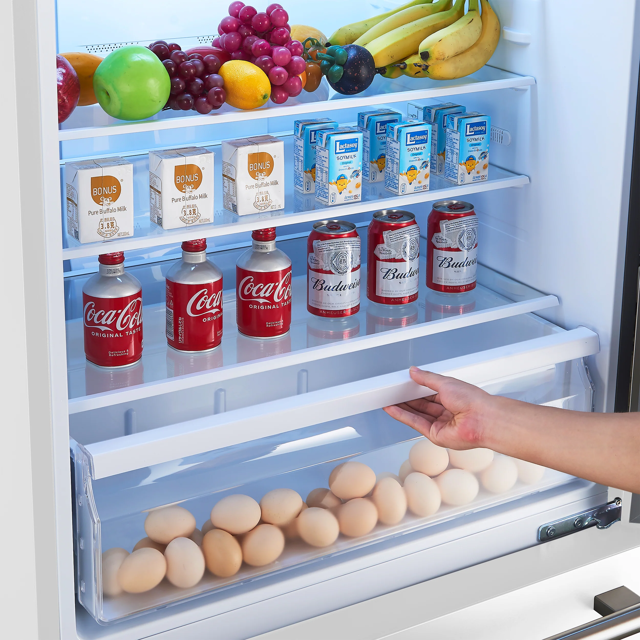 Forno Milano Espresso 31-Inch Bottom Freezer Refrigerator, White, 17.2 cu.ft Capacity, Energy Efficient - Image 9