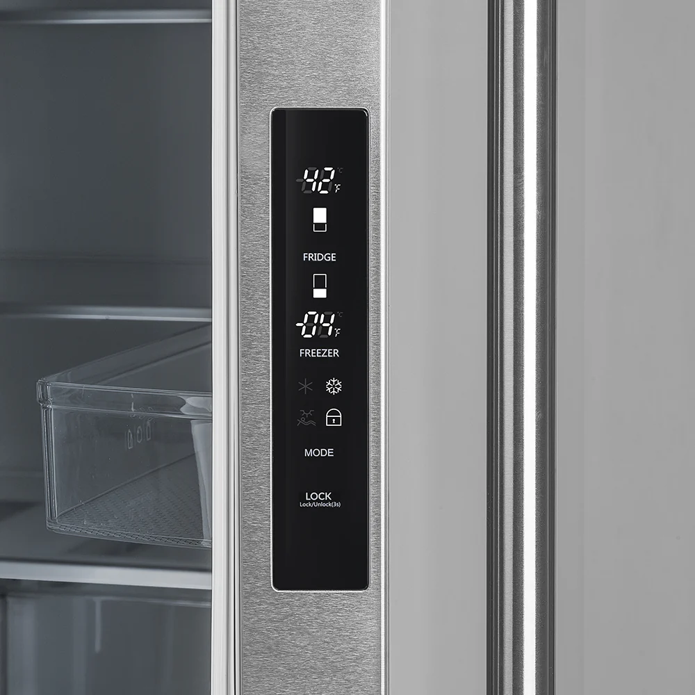 Forno Moena 40-Inch French Door Refrigerator, Stainless Steel, 19.2 cu.ft, Modern Decorative Grill, ENERGY STAR Certified - Image 8