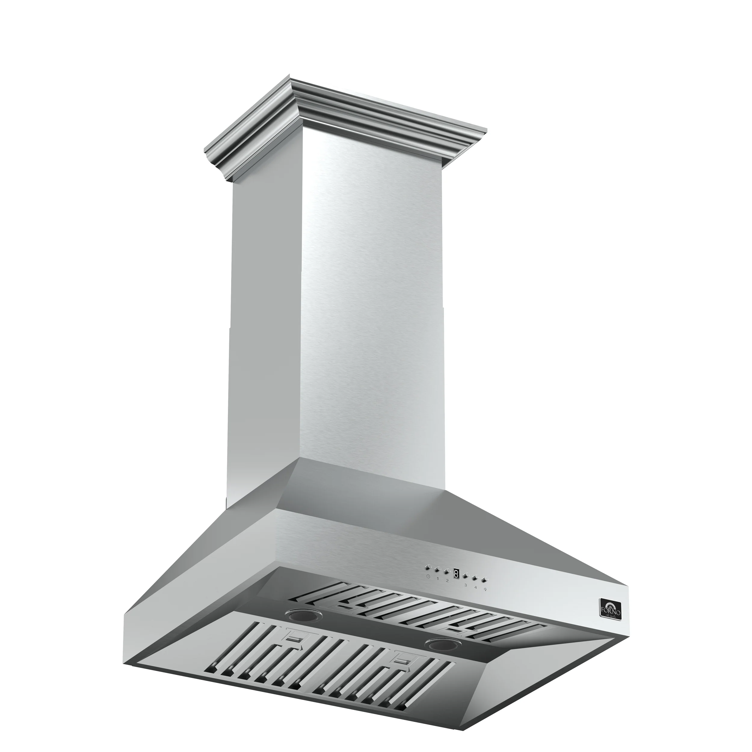 Forno Orvieto 30-Inch Wall Mount Range Hood, LED Lighting, Heavy Duty, Stainless Steel - Image 2