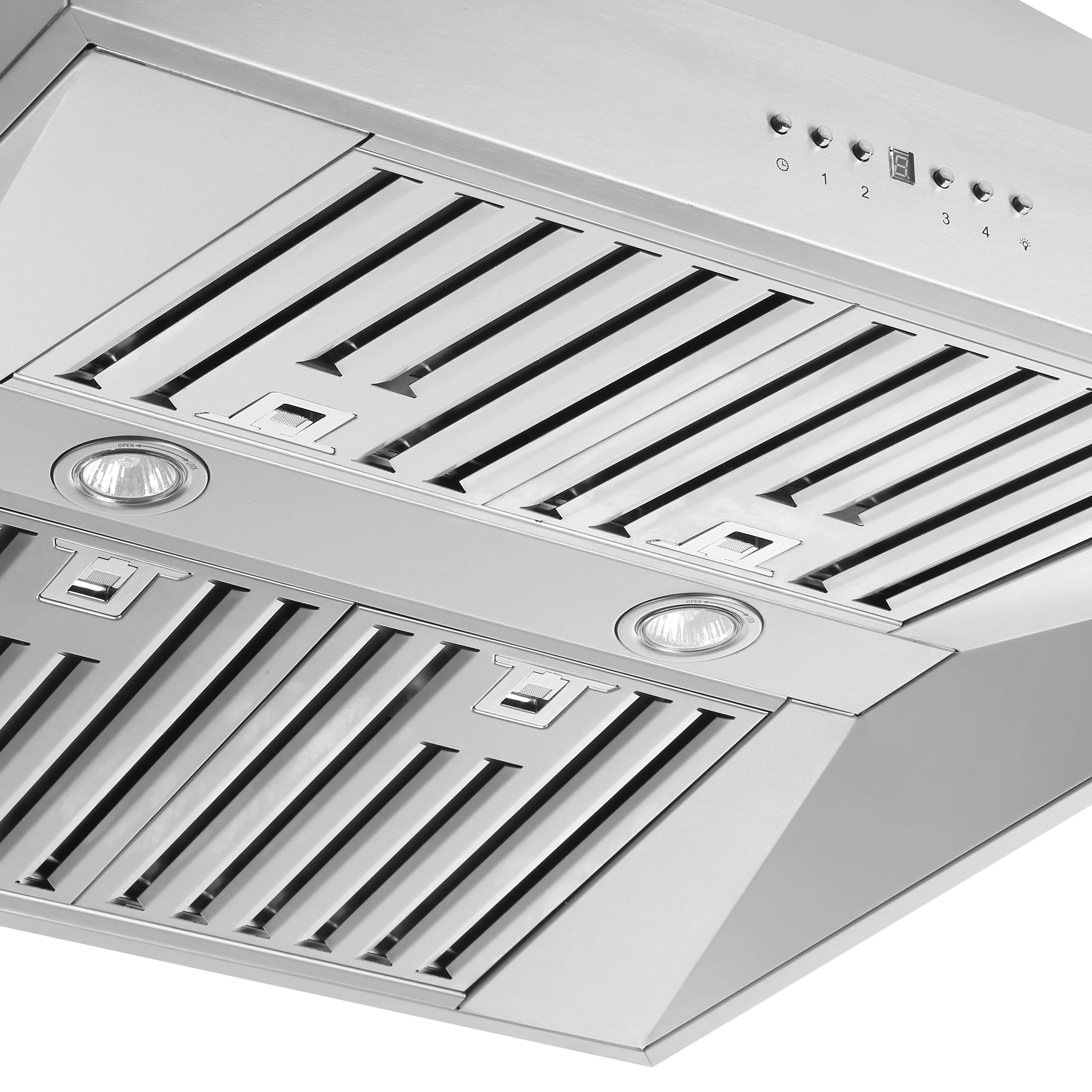 Forno Orvieto 30-Inch Wall Mount Range Hood, LED Lighting, Heavy Duty, Stainless Steel - Image 5