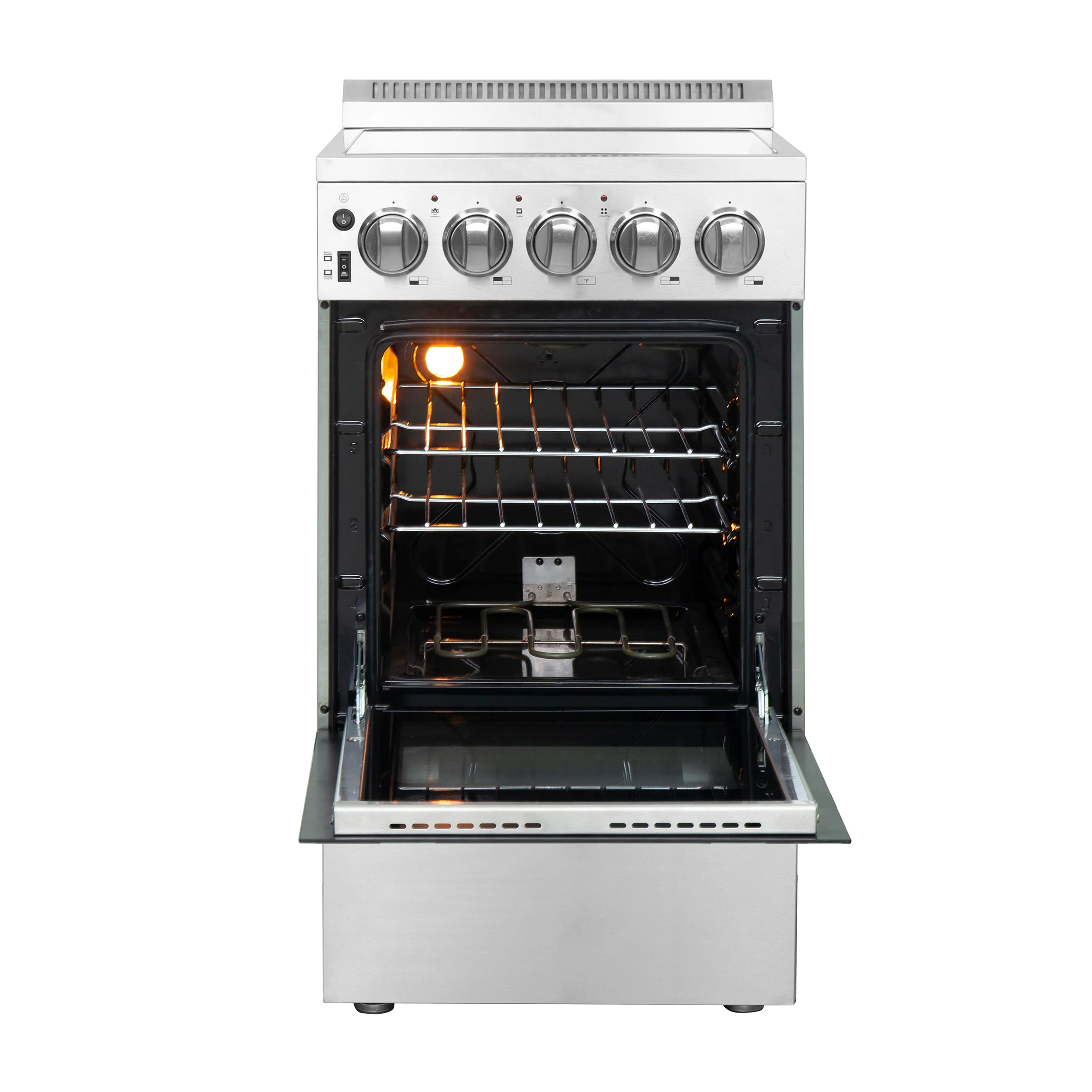Forno Pallerano 20-Inch Freestanding Electric Range, Canada Version, Plug and Cord Included - Image 9