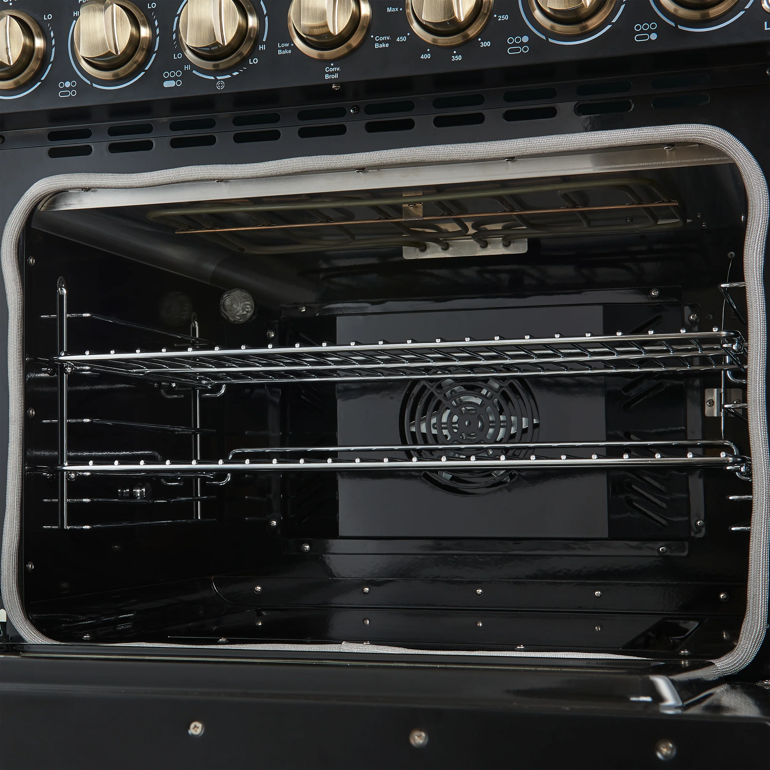 Forno Paolo 30-Inch Freestanding Electric Range, Black, 4.38 cu.ft, True Convection Oven, Energy Efficient - Image 8