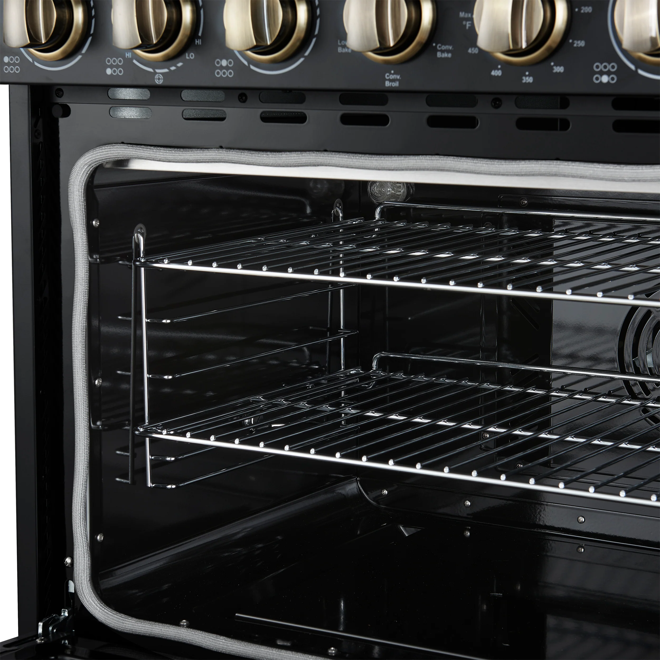 Forno Paolo 36 Inch Black Freestanding Electric Range, Stainless Steel, 5.44 cu.ft, True Convection Oven, Energy Efficient - Image 10