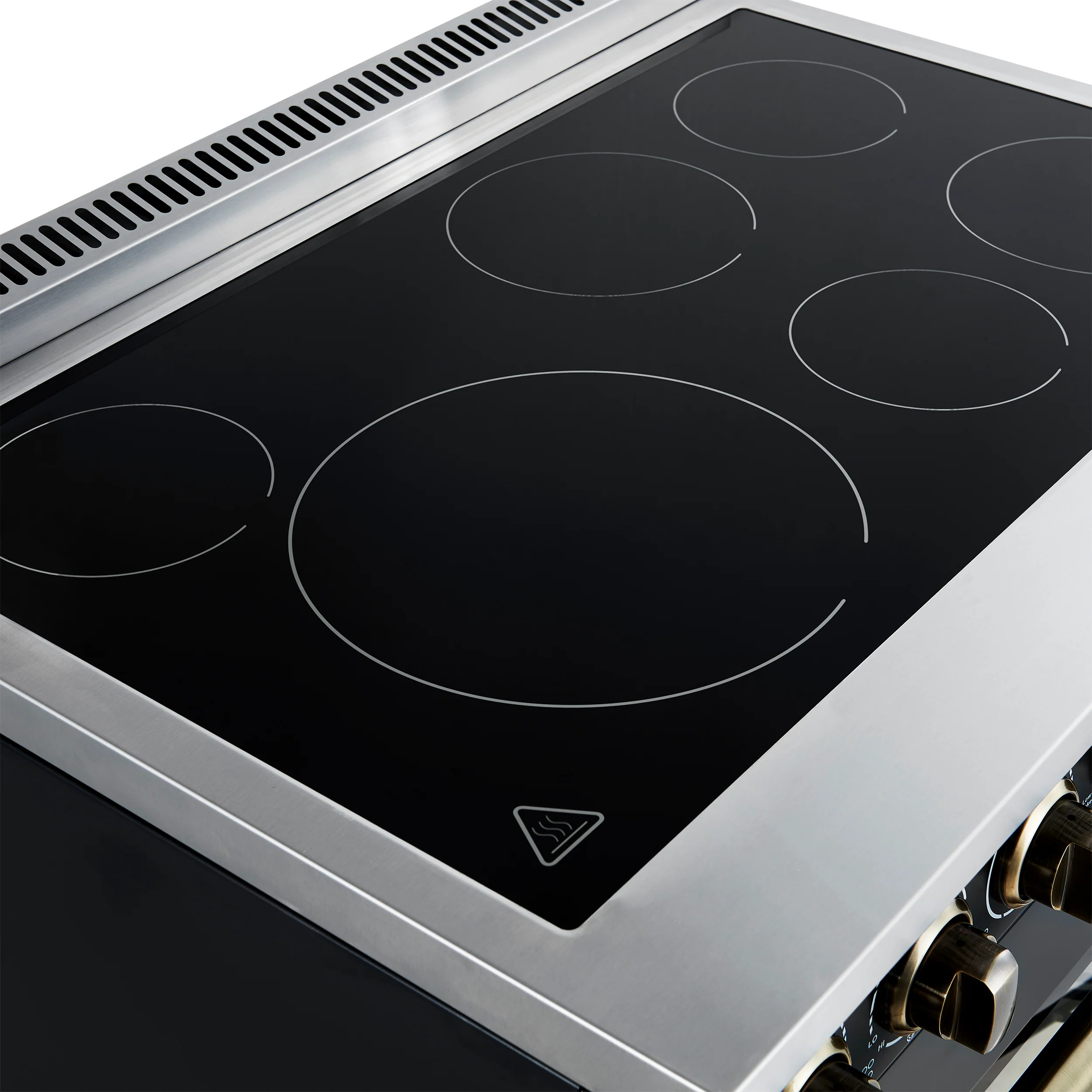 Forno Paolo 36 Inch Black Freestanding Electric Range, Stainless Steel, 5.44 cu.ft, True Convection Oven, Energy Efficient - Image 7