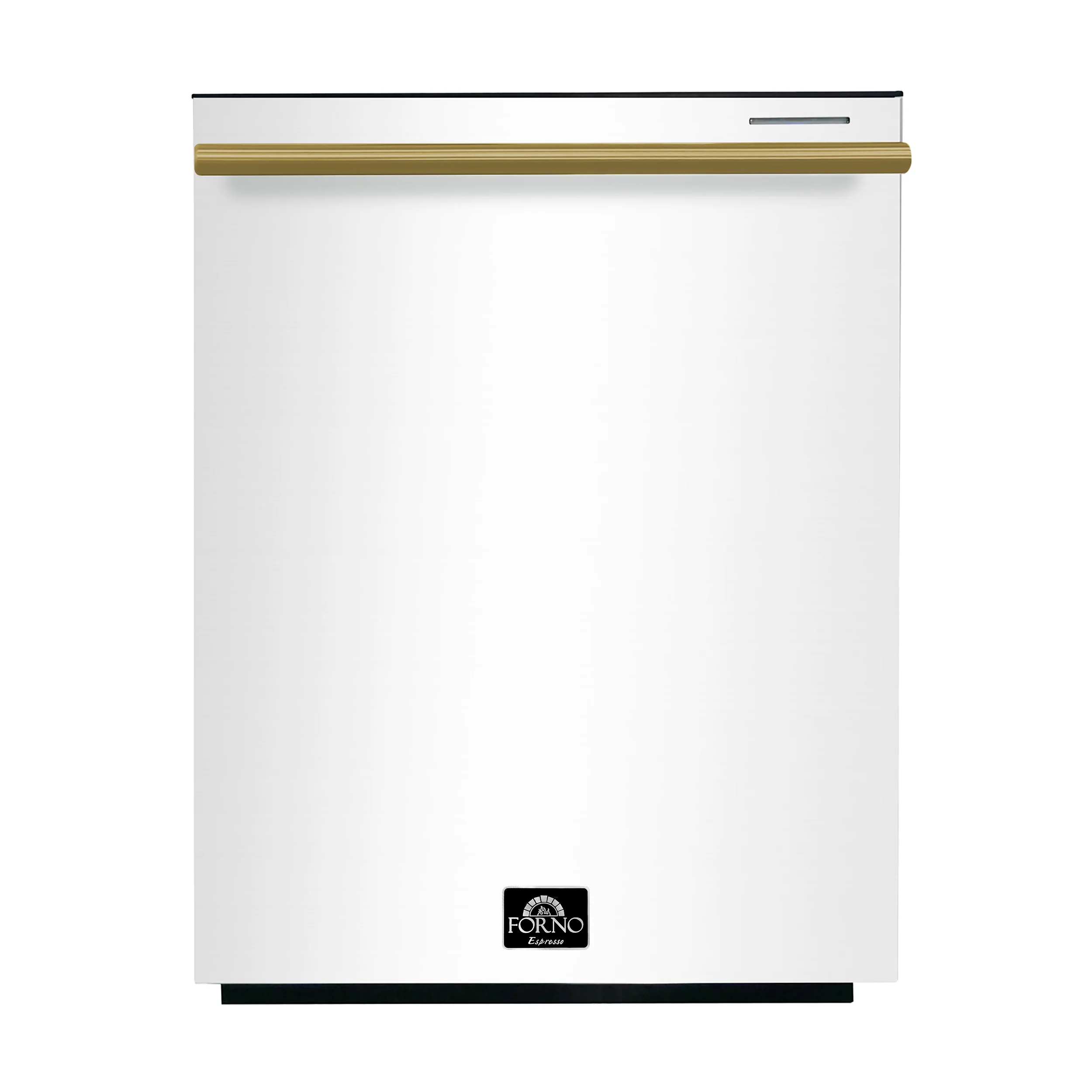 FORNO Premium 3-Piece Kitchen Bundle - Leonardo Espresso 30" White Range, 31" White Bottom Freezer Refrigerator, 24" White Built-In Dishwasher - FBDL-007-03CA - Image 9