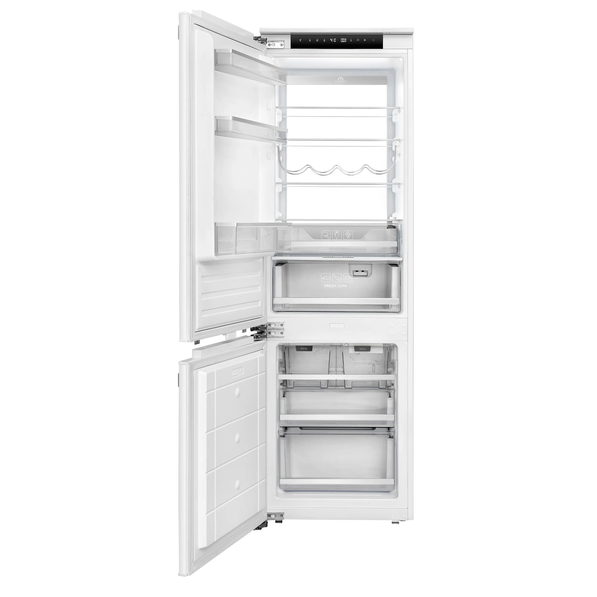 Forno Rivestito 22 Inch Panel Ready Bottom Freezer Refrigerator, 8.3 cu. ft., Ice Maker, Total No Frost, Fast Cool & Fast Freeze - Image 2