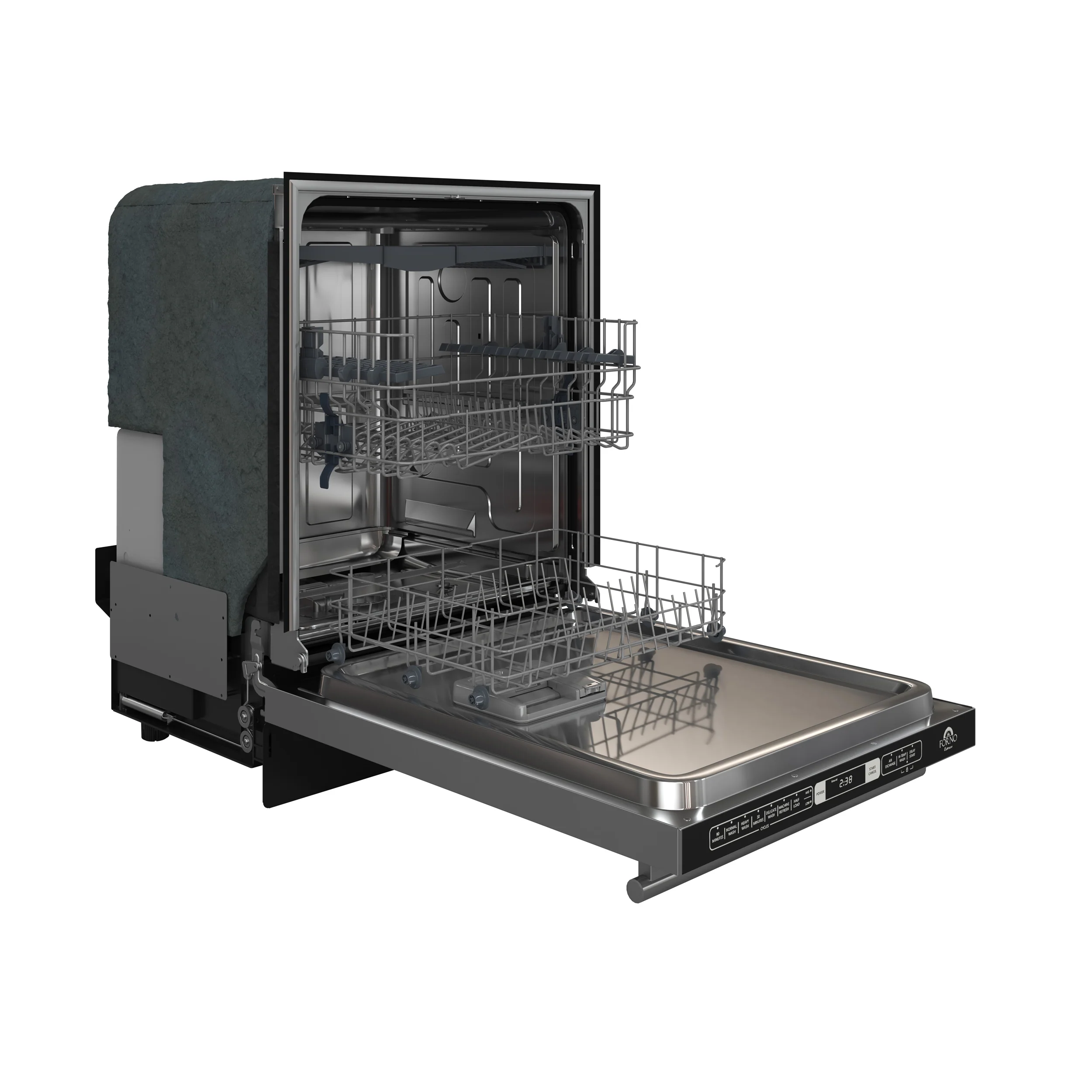 Forno Romano 24-Inch Built-In Dishwasher, Stainless Steel Finish, Stainless Steel Tub, 49 dBA, Energy Star Certified - Image 10