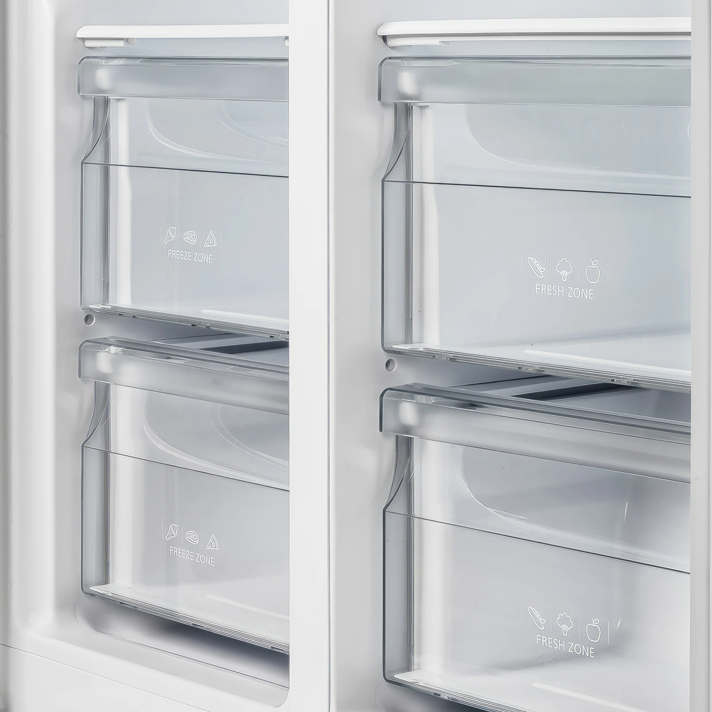 Forno Salerno Espresso 33-Inch White Side-by-Side Refrigerator, 15.6 Cu. Ft., Energy-Efficient, No Frost, Modern Design - Image 9
