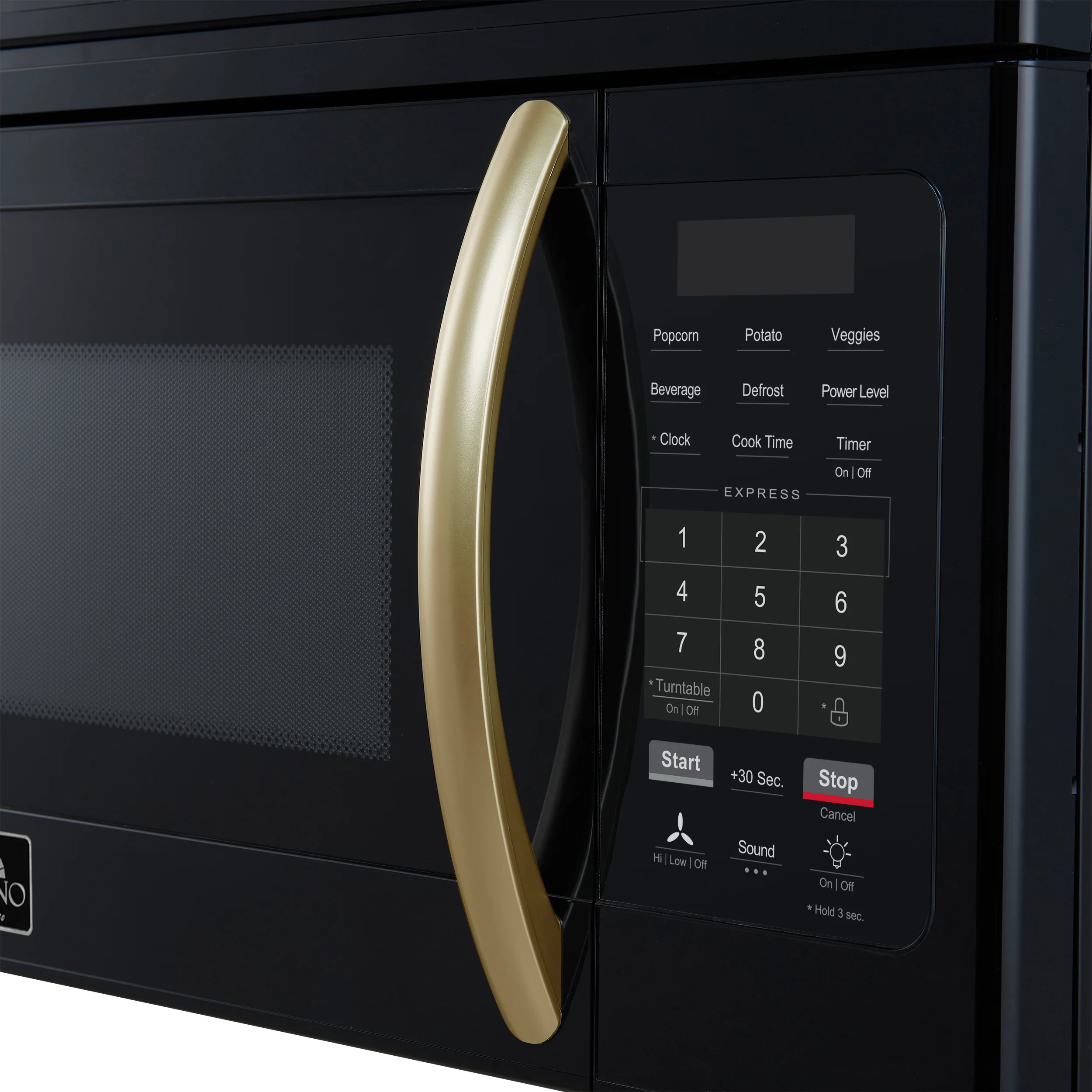 Forno Scalo 30-Inch Over the Range Microwave, Black – 1.6 cu.ft, 300 CFM Vent, Touch Control, LED Light - Image 4