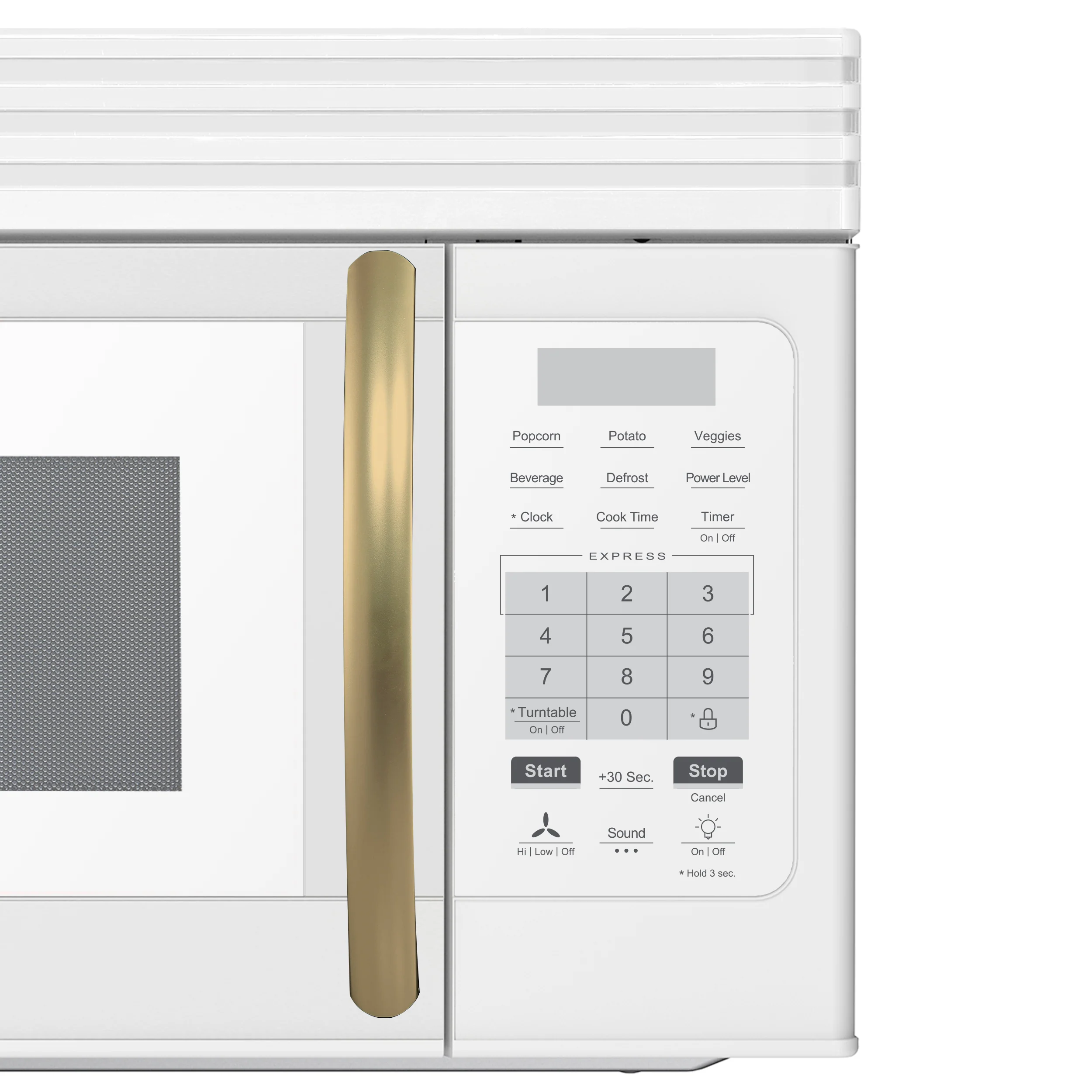 Forno Scalo 30-Inch Over the Range Microwave, White – 1.6 cu.ft, 300 CFM Vent, Touch Control, LED Light - Image 2