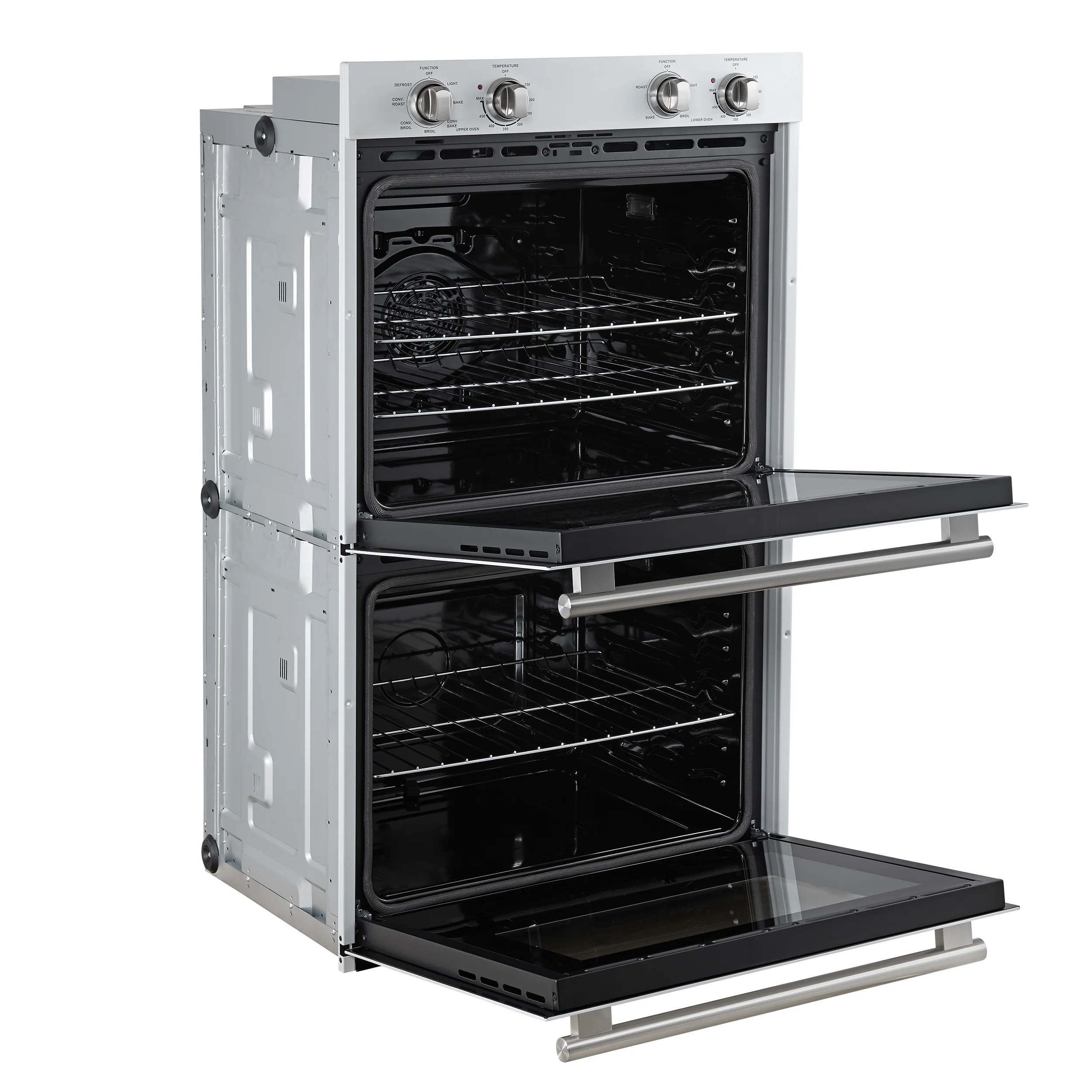 Forno Vomero 30-Inch Double Wall Oven, White, 10 cu.ft Total Capacity, 7100W Convection, Mechanical Controls, Manuel Steam Clean - Image 8