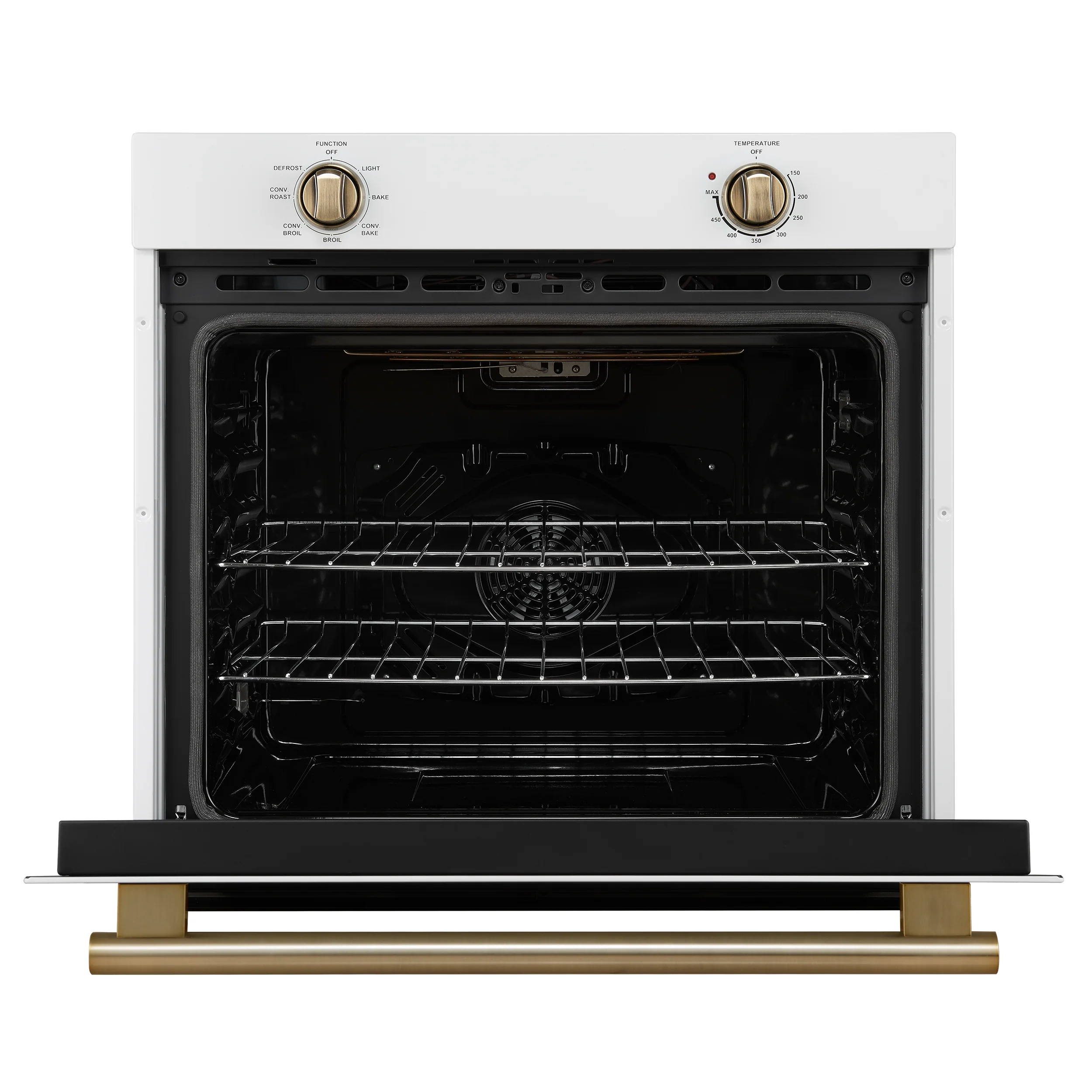 Forno Vomero 30-Inch Wall Oven, White, 5 cu.ft Capacity, 3550 Watts Convection, Mechanical Controls, Manuel Steam Clean - Image 3