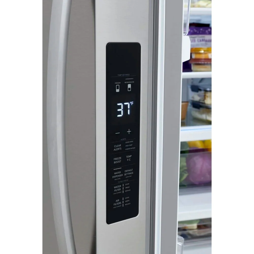 FRFN2813AF - REFRIGERATORS - Frigidaire - French 3-Door - Stainless Steel - Open Box - Image 9