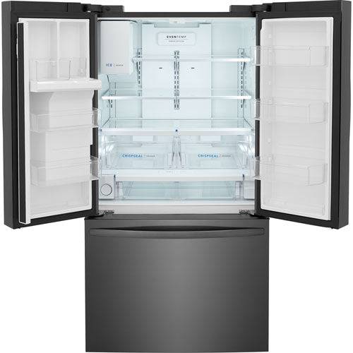FRFS2823AD - REFRIGERATORS - Frigidaire - French 3-Door - Black Stainless - New - Image 10
