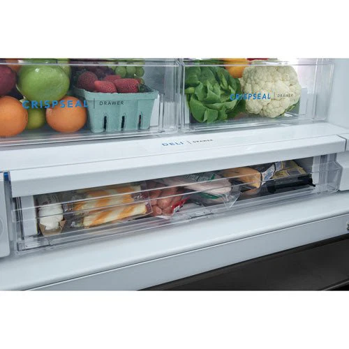 FRFS2823AD - REFRIGERATORS - Frigidaire - French 3-Door - Black Stainless - Open Box - Image 10