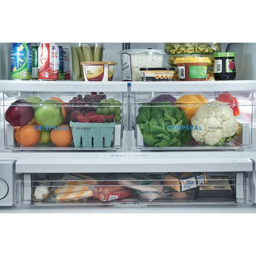 FRFS2823AD - REFRIGERATORS - Frigidaire - French 3-Door - Black Stainless - Open Box - Image 7
