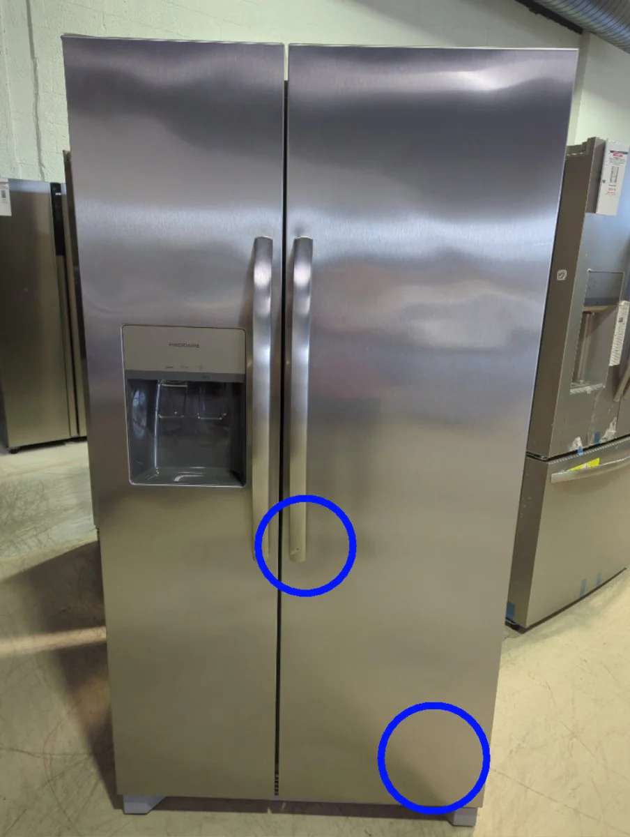 FRSS26L3AF - REFRIGERATORS - Frigidaire - Side by side - Stainless Steel - Open Box - Image 2
