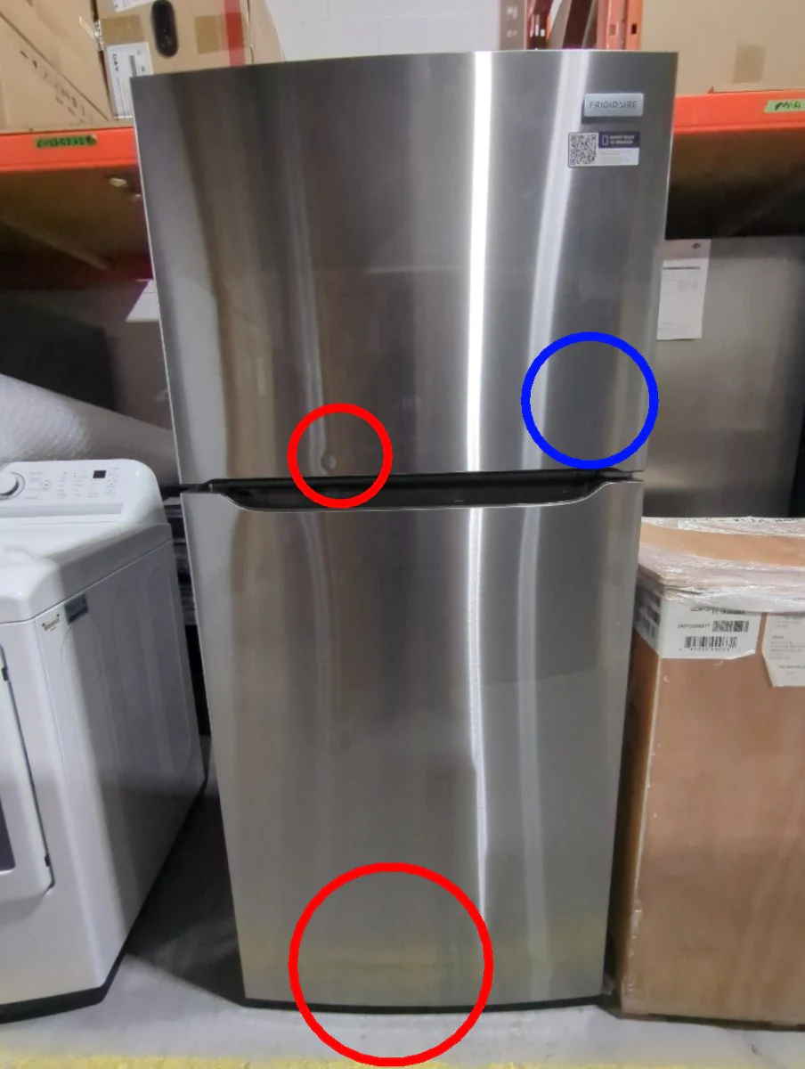 FRTE1835AS - REFRIGERATORS - Frigidaire - Top Freezer - Stainless Steel - Open Box - Image 2