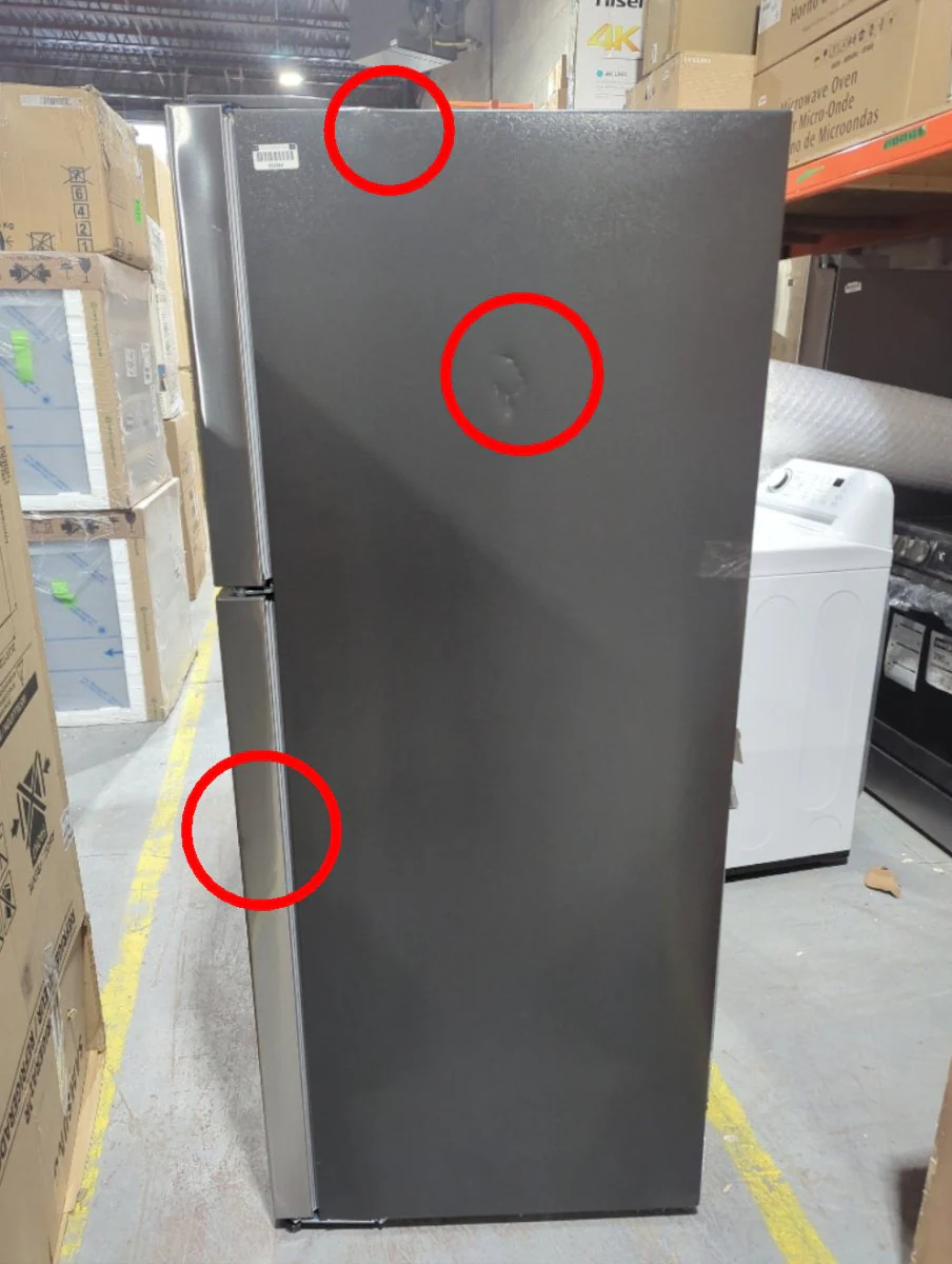 FRTE1835AS - REFRIGERATORS - Frigidaire - Top Freezer - Stainless Steel - Open Box - Image 4