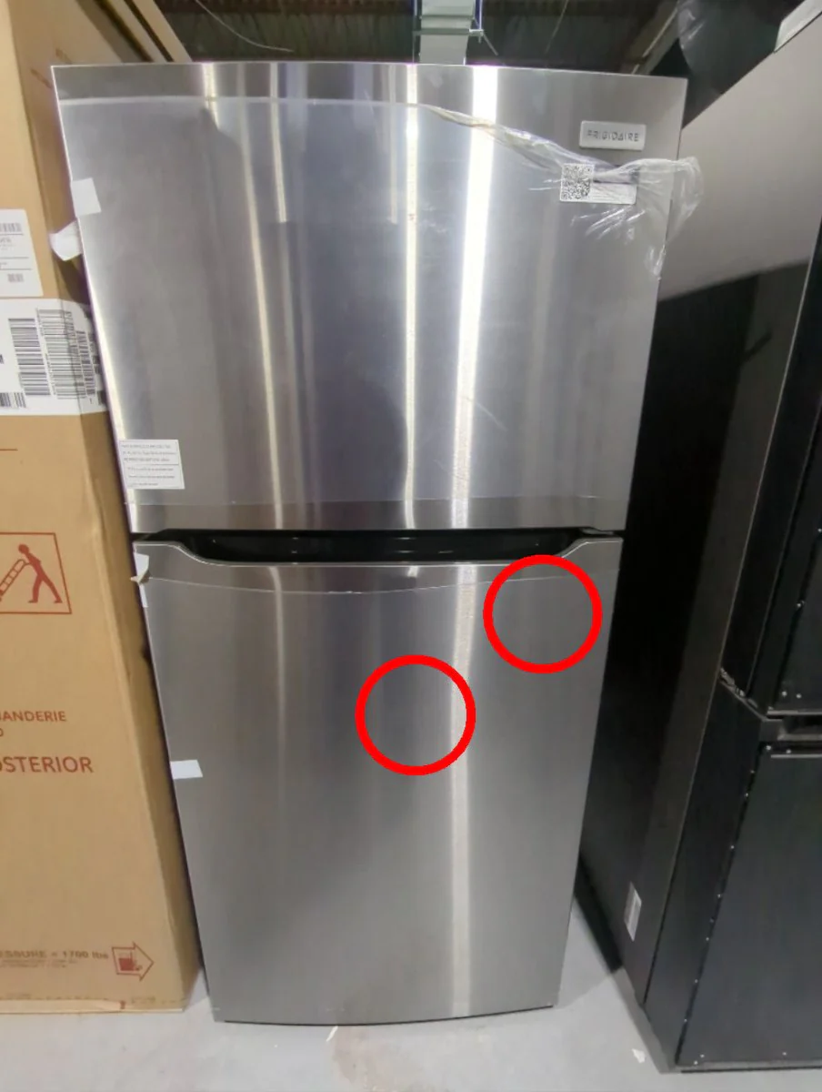 FRTE1835AS - REFRIGERATORS - Frigidaire - Top Freezer - Stainless Steel - Open Box - Image 2