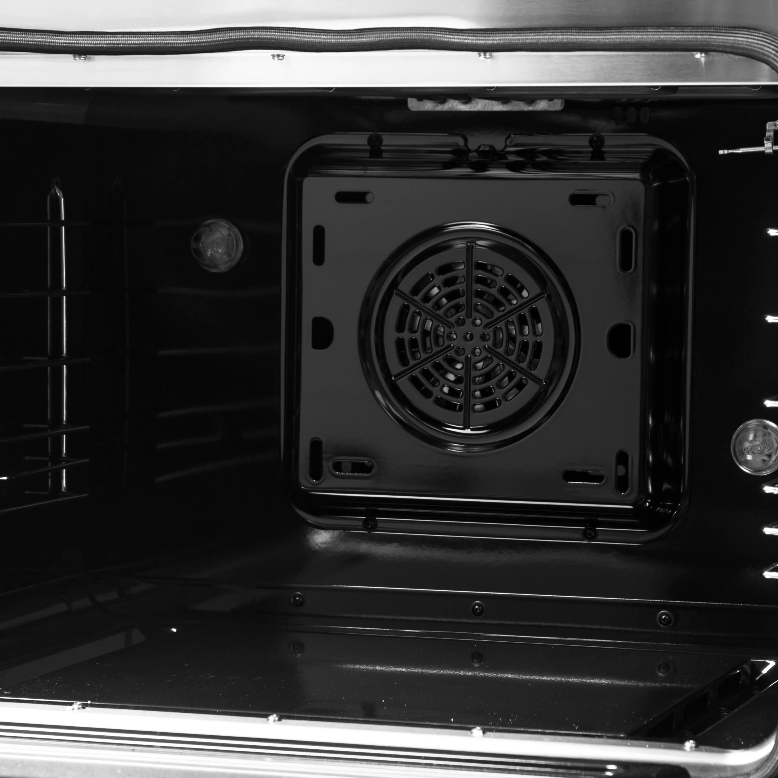 Galiano 48-inch Dual Fuel Range Black & Antique Brass Design with 8 Sealed Burners 107,000 BTU, 6.58 cu. ft. double ovens & Griddle - Image 10