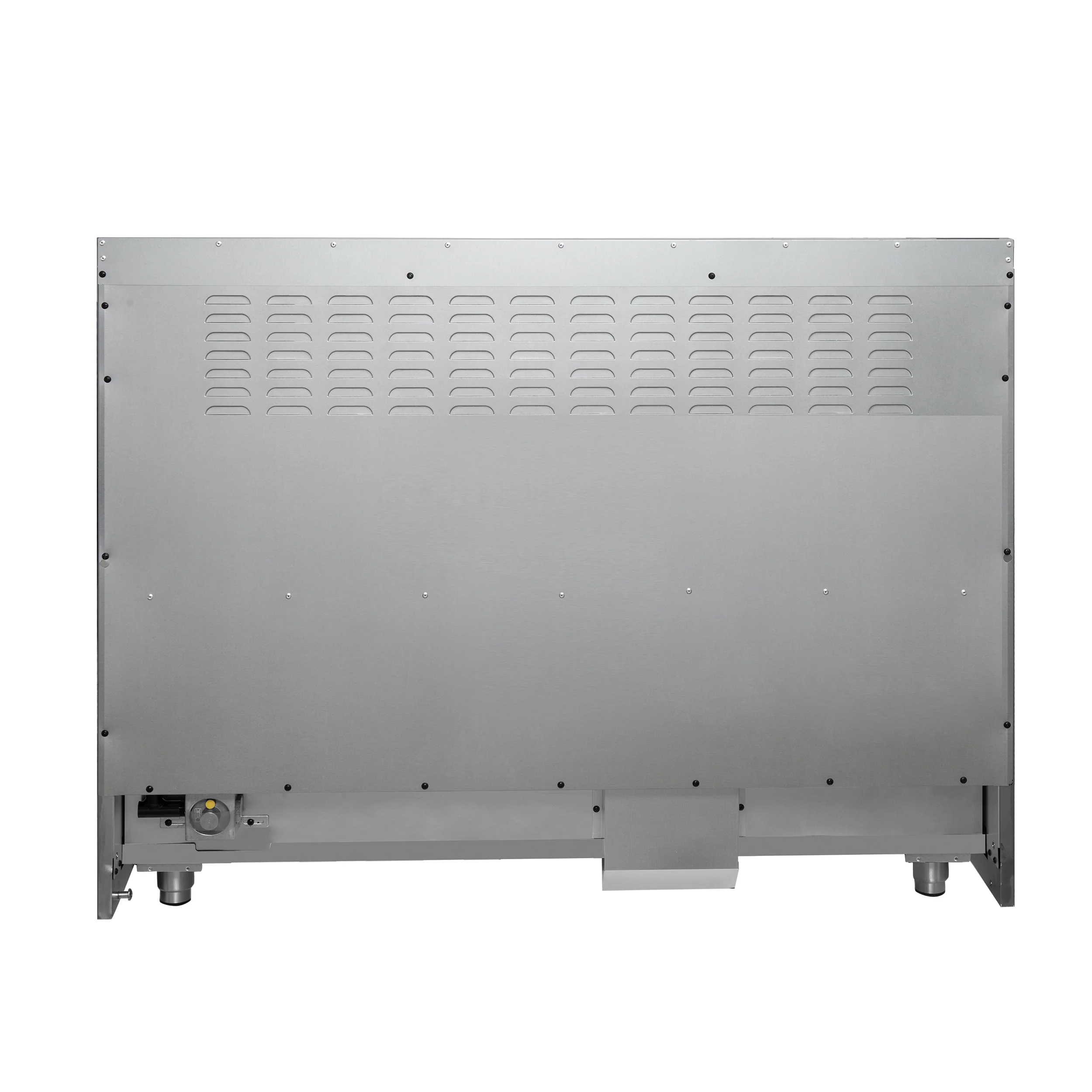 Galiano 48-inch Dual Fuel Range White & Antique Brass Design with 8 Sealed Burners 107,000 BTU, 6.58 cu. ft. double ovens & Griddle - Image 14