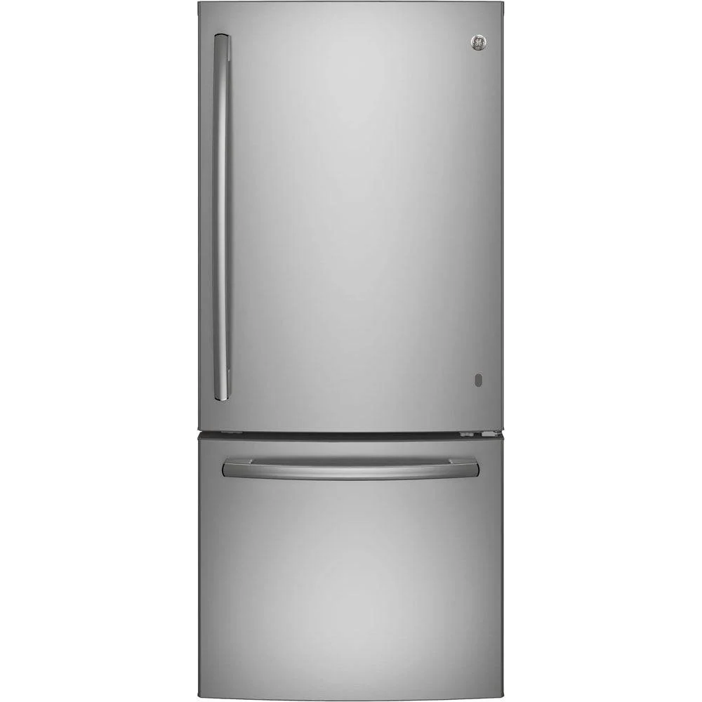 GDE21DYRKFS - REFRIGERATORS - GE - Bottom Freezer - Stainless Steel - Open Box - Image 2
