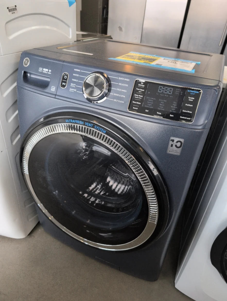 GFW550SPRRS - WASHERS - GE - Front Loading - Sapphire Blue - Open Box - Image 2