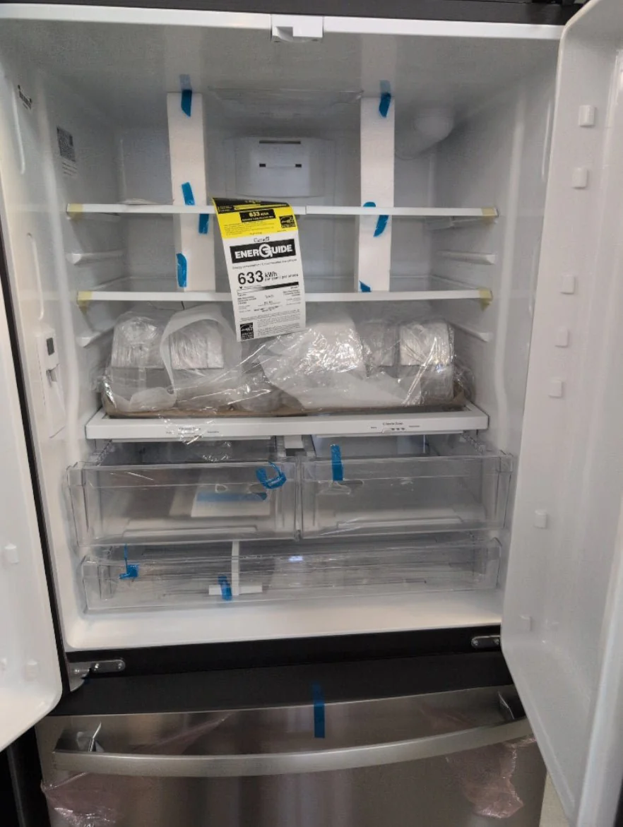 GNE27JYMFS - REFRIGERATORS - GE - French 3-Door - Stainless Steel - Open Box - Image 2