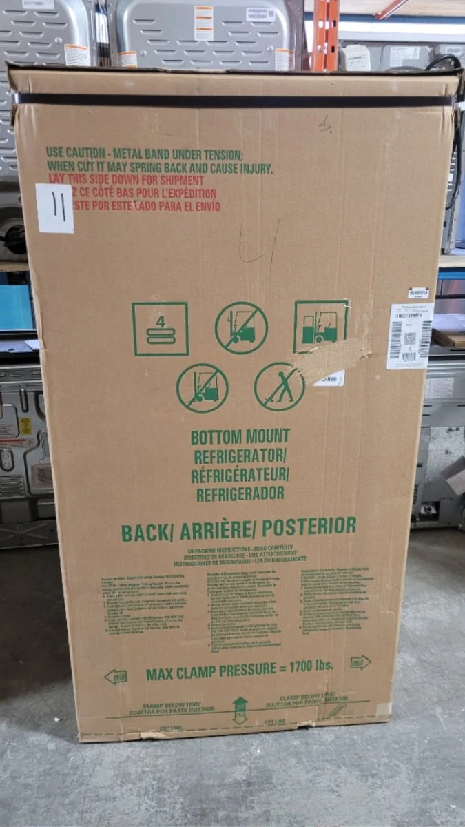 GNE27JYMFS - REFRIGERATORS - GE - French 3-Door - Stainless Steel - Open Box - Image 2