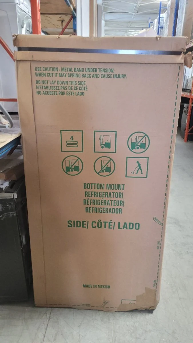 GNE27JYMFS - REFRIGERATORS - GE - French 3-Door - Stainless Steel - Open Box - Image 2