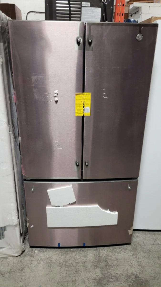GNE27JYMFS - REFRIGERATORS - GE - French 3-Door - Stainless Steel - Open Box - Image 2