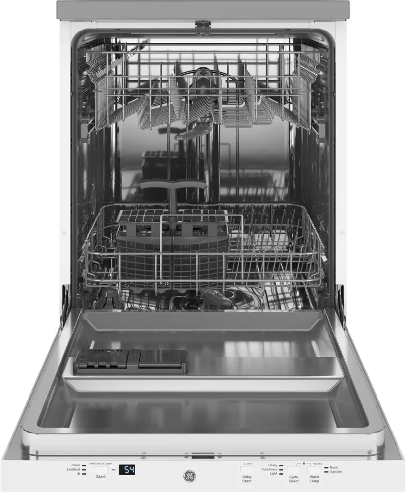 GPT225SGLWW - DISHWASHERS - GE - Top Controls - White - Open Box - Image 3