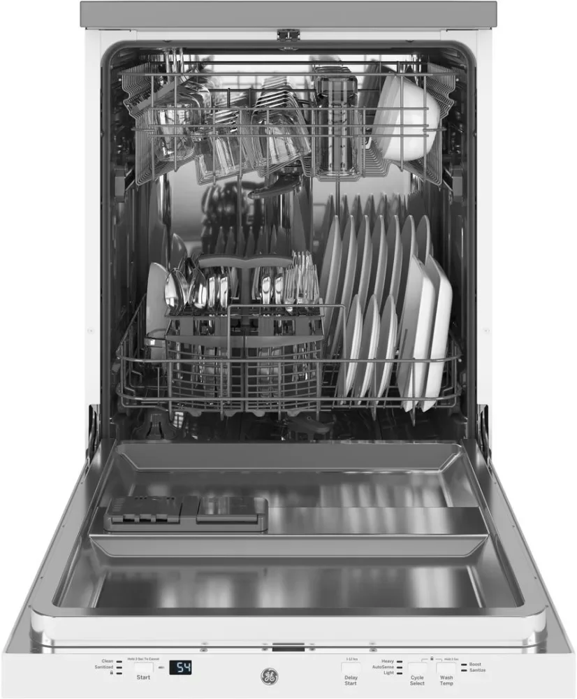 GPT225SGLWW - DISHWASHERS - GE - Top Controls - White - Open Box - Image 4