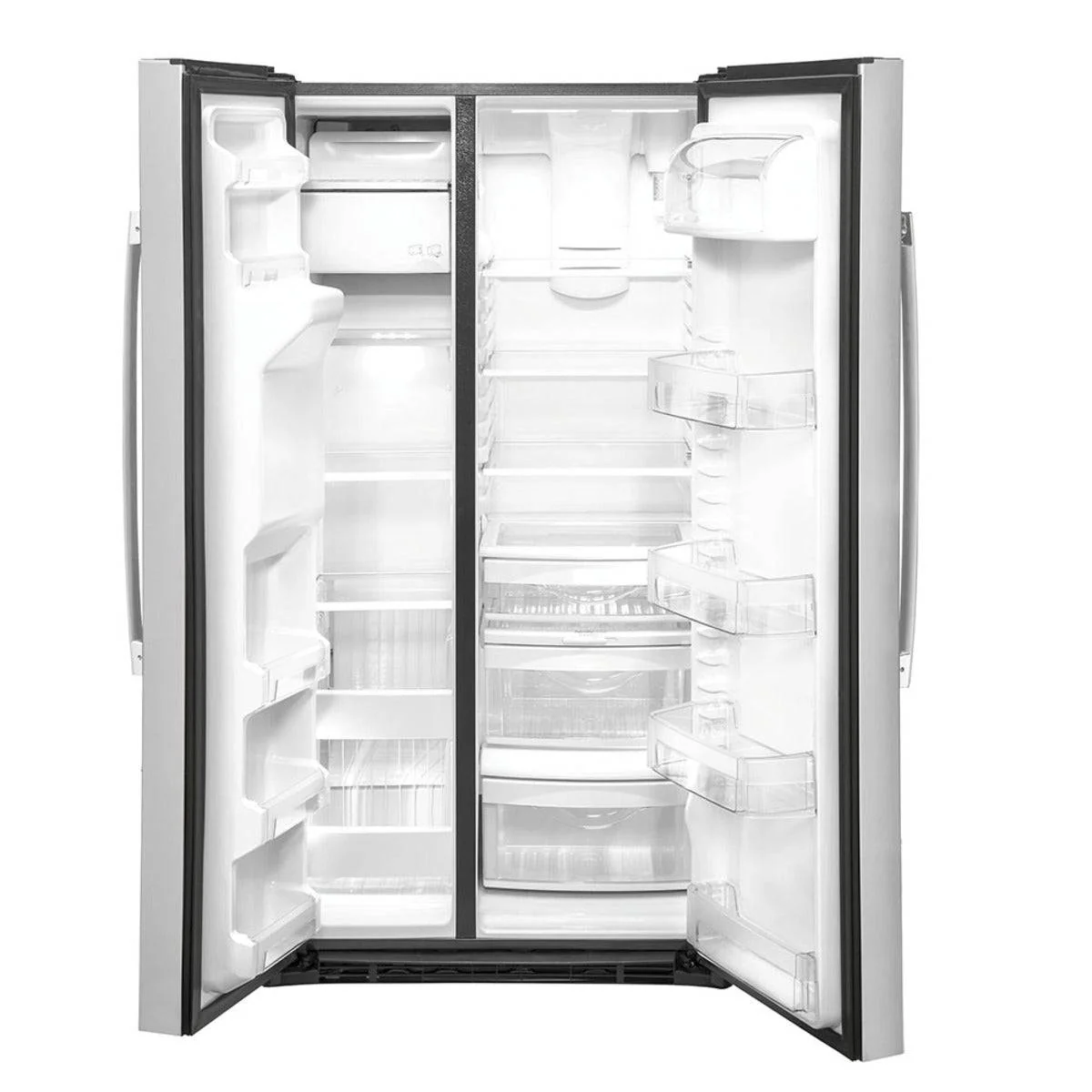 GSS25IYNFS - REFRIGERATORS - GE - Side by Side - Stainless Steel - Open Box - Image 4