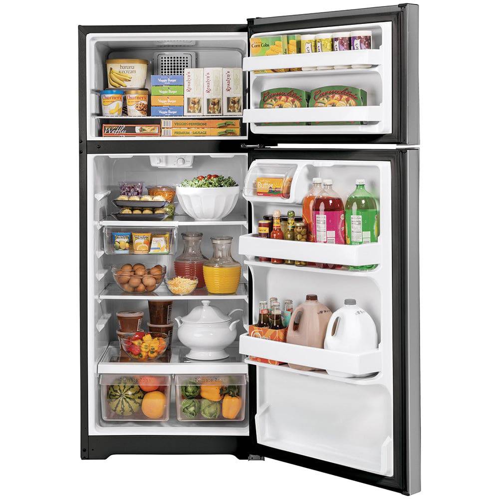 GTE17GSNRSS - REFRIGERATORS - GE - Top Freezer - Stainless Steel - Open Box - Image 5
