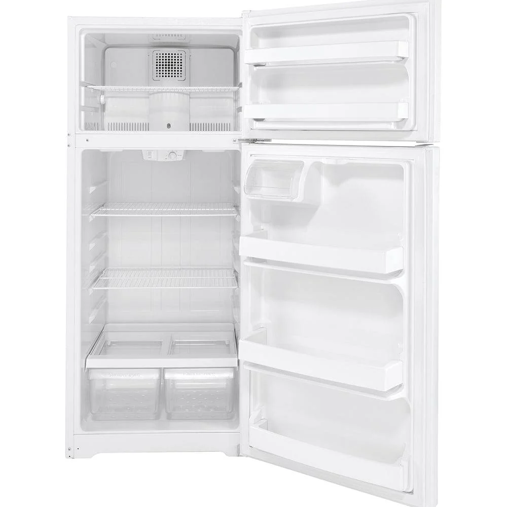 GTE18DTNRWW - REFRIGERATORS - GE - Top Freezer - White - Open Box - Image 12