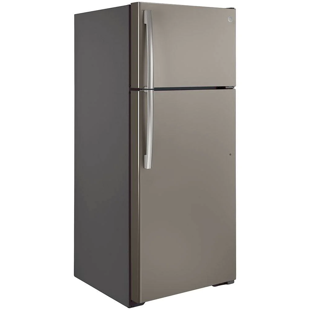 GTE18GMNRES - REFRIGERATORS - GE - Top Freezer - Slate Grey - Open Box - Image 2