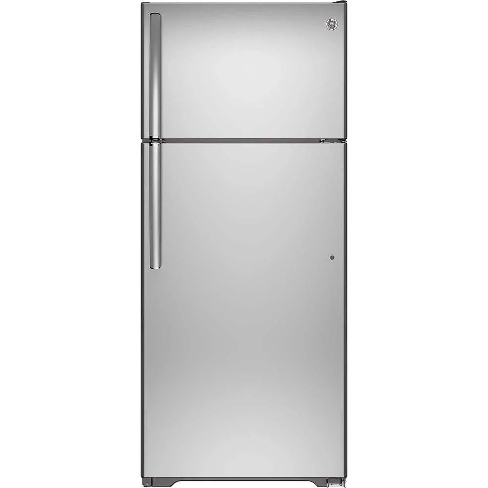 GTS18FSLKSS - REFRIGERATORS - GE - Top Freezer - Stainless Steel - Open Box - Image 4