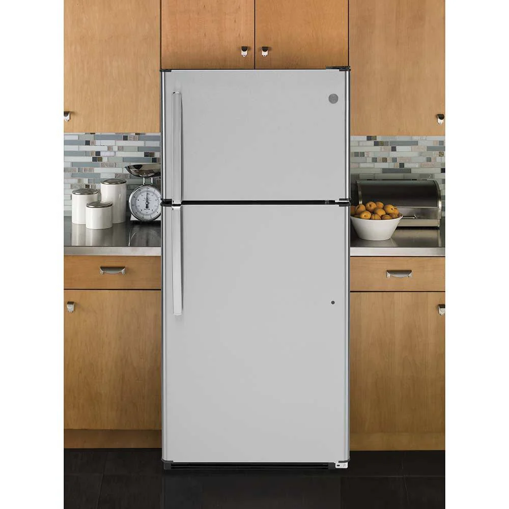 GTS18FSLKSS - REFRIGERATORS - GE - Top Freezer - Stainless Steel - Open Box - Image 5