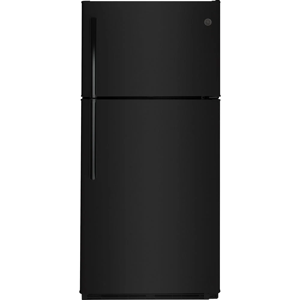 GTS18FTLKBB - REFRIGERATORS - GE - Top Freezer - Black - Open Box