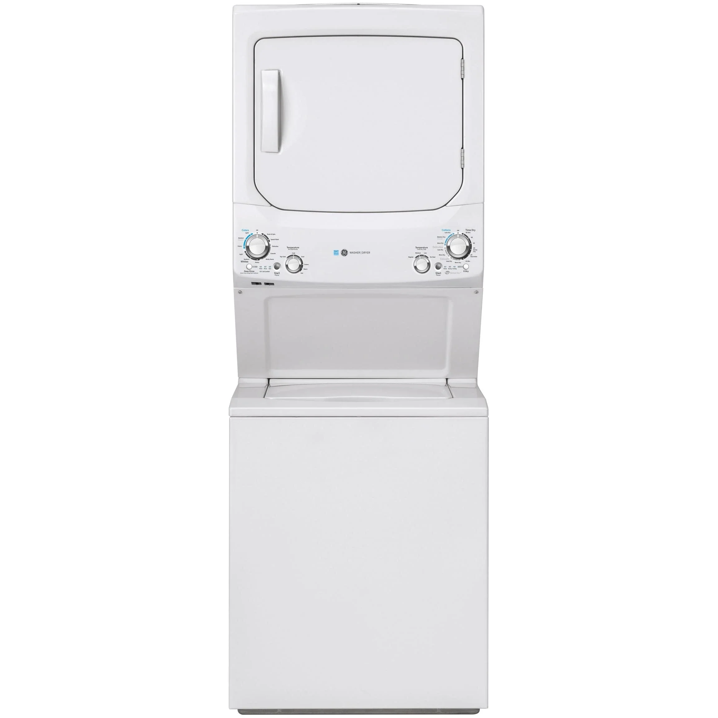 GUD27EEMNWW - LAUNDRY CENTERS - GE - Stacked Washer/Dryer - Electric - White - Open Box - Image 2