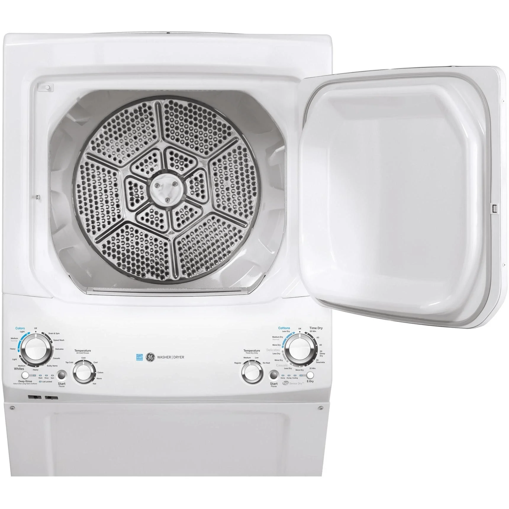 GUD27EEMNWW - LAUNDRY CENTERS - GE - Stacked Washer/Dryer - Electric - White - Open Box - Image 5