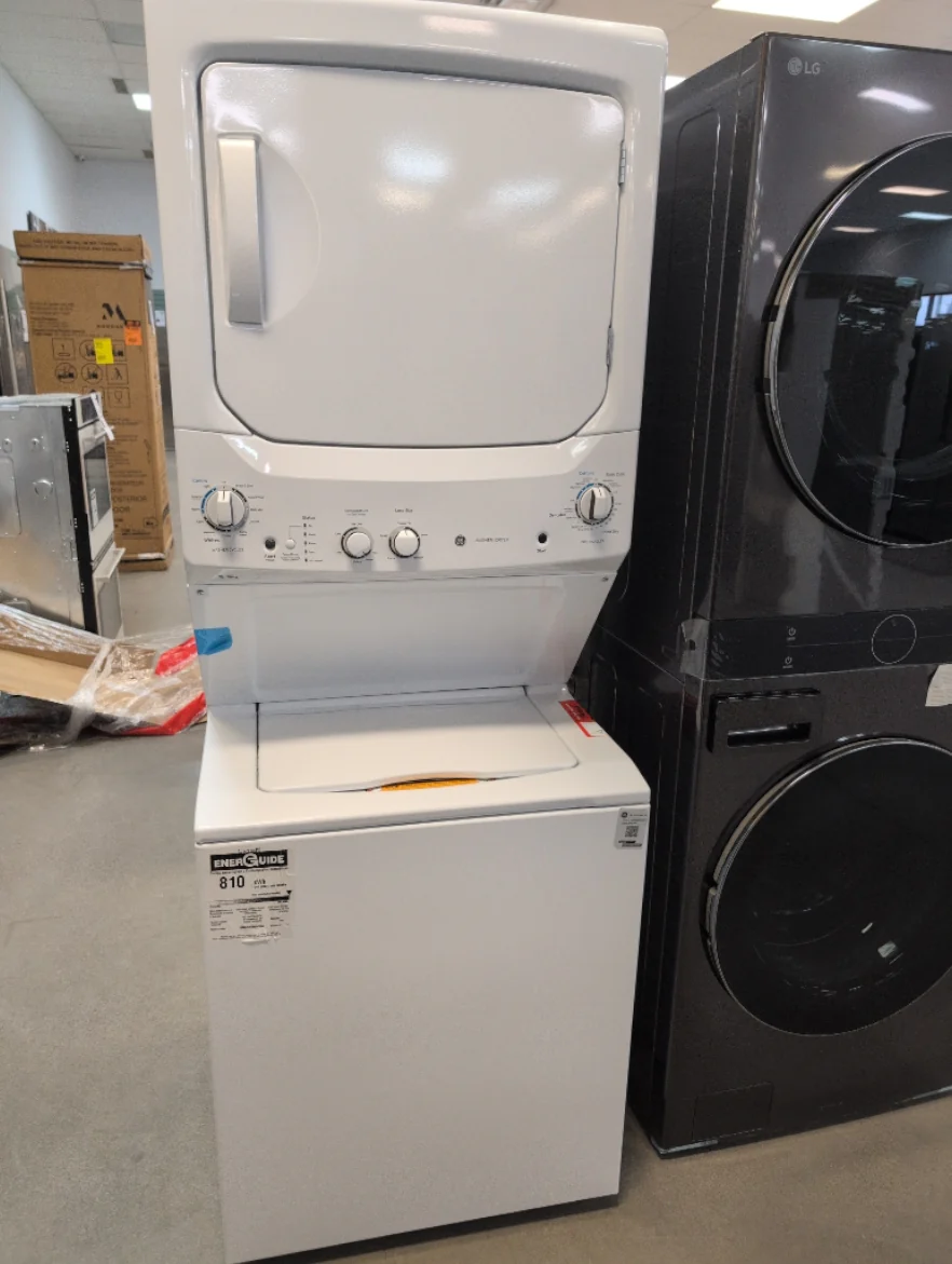 GUD27ESMMWW - LAUNDRY CENTERS - GE - Stacked Washer/Dryer - Electric - White - Open Box - Image 3