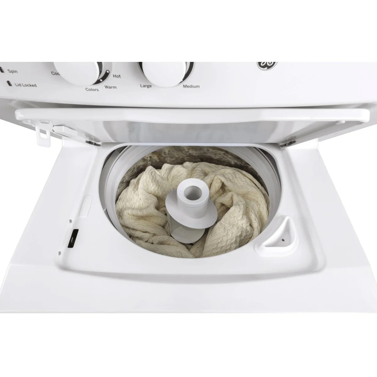 GUD27ESMMWW - LAUNDRY CENTERS - GE - Stacked Washer/Dryer - Electric - White - Open Box - Image 8
