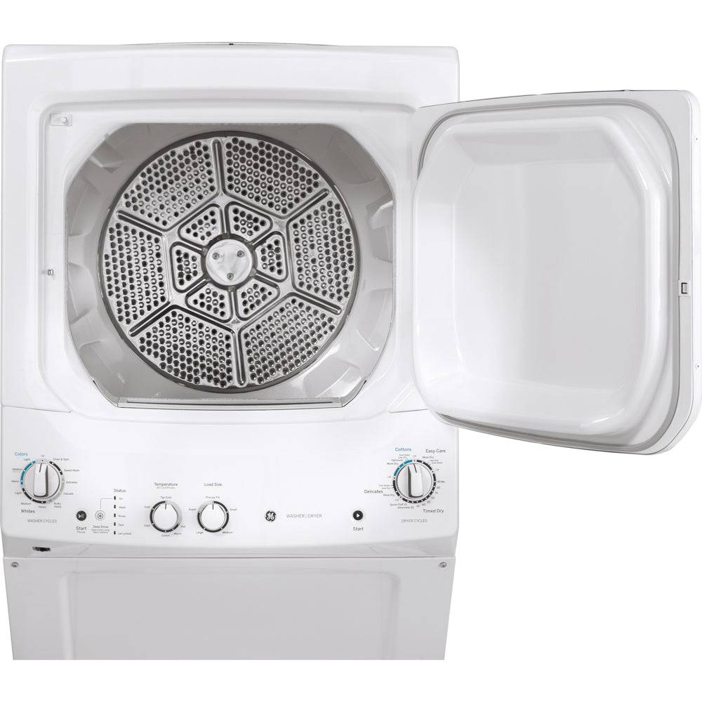 GUD27GSSMWW - LAUNDRY CENTERS - GE - Stacked Washer/Dryer - Gas- White - Open Box - Image 4