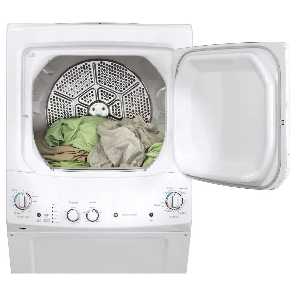 GUD27GSSMWW - LAUNDRY CENTERS - GE - Stacked Washer/Dryer - Gas- White - Open Box - Image 5