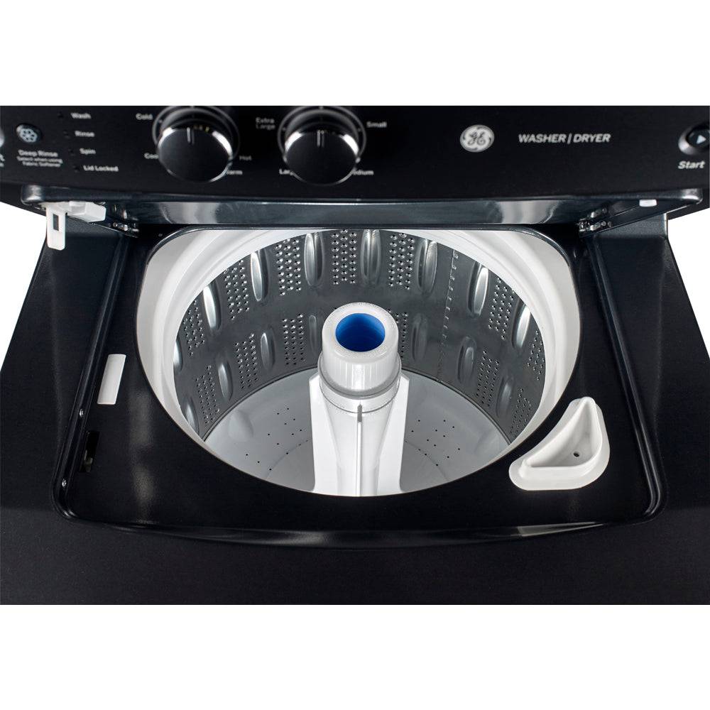 GUD37ESMMDG - LAUNDRY CENTERS - GE - Stacked Washer/Dryer - Electric - Grey - Open Box - Image 3